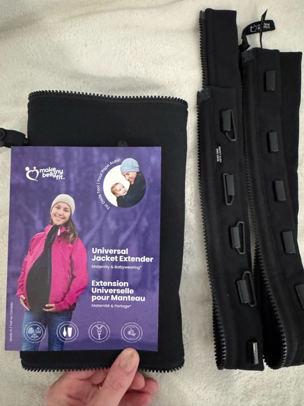 Universal Black Jacket Extender
